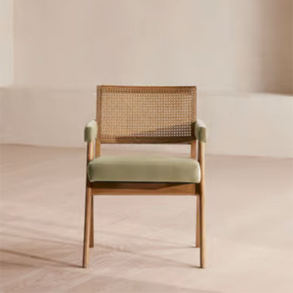 Cane & Rattan Arm Chair CozyNest-02