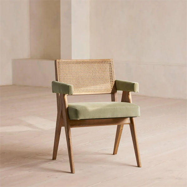 Cane & Rattan Arm Chair CozyNest-04