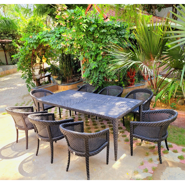 Outdoor Furniture Wicker Garden Set - Black Grand - Ready Stock Sale