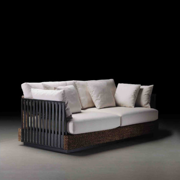 Sea Grass & Wicker Sofa Set - Twilight Haven