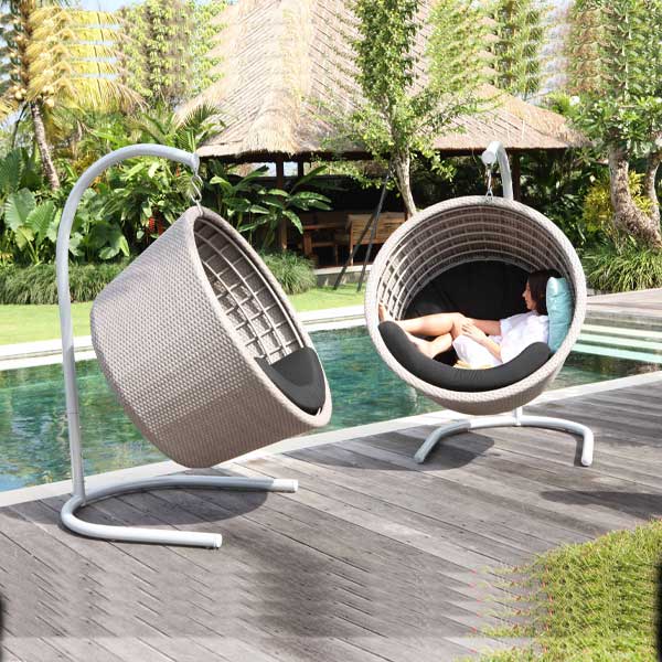 Outdoor Wicker - Swing With Stand - ANOVA