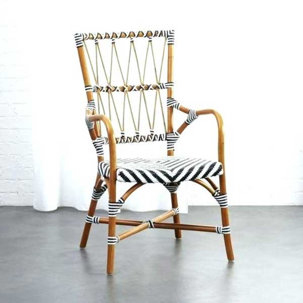 Classic French Bistro Cane & Wicker Furniture - Coffee Chair - Tanzan