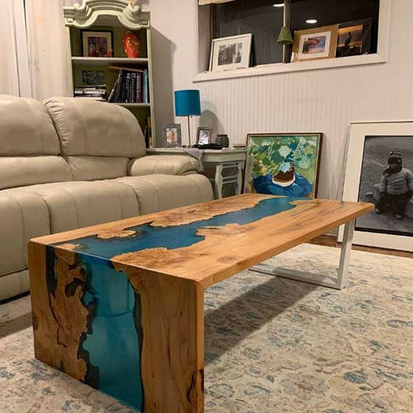 Epoxy Resin Furniture - Coffee Table - Amalia