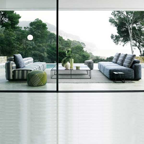 Fully Upholstered Outdoor Furniture - Sofa Set - Hybrid