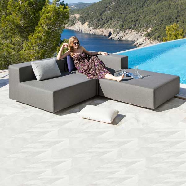 Fully Upholstered Outdoor Furniture - Sofa Set - Loop