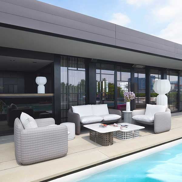 Fully Upholstered Outdoor Furniture - Sofa Set - Mara 