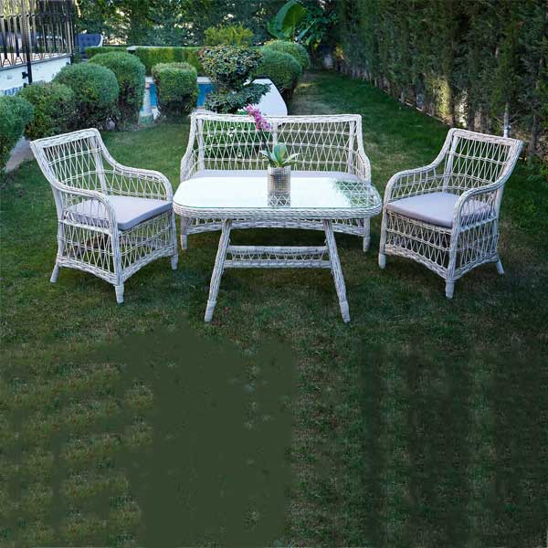 Outdoor Furniture - Wicker Sofa - Bozonian