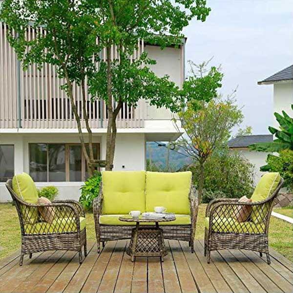 Outdoor Furniture - Wicker Sofa - Taurian