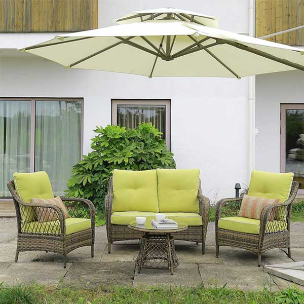 Outdoor Furniture - Wicker Sofa - Taurian