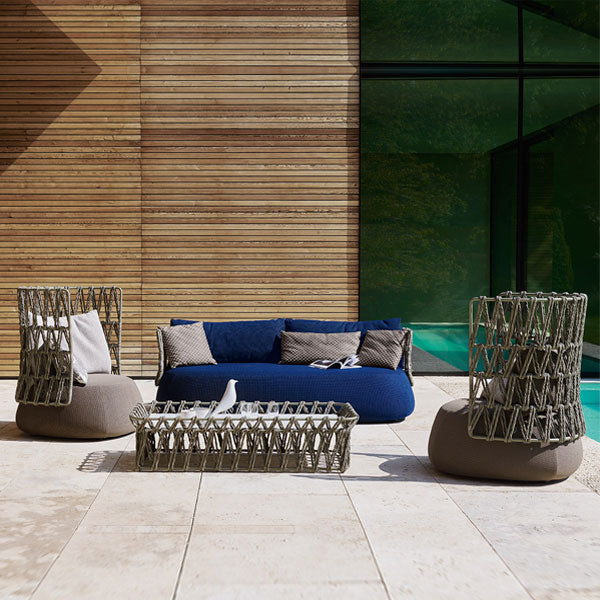 Outdoor Braided & Rope Sofa - Deneme