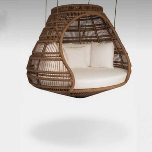 Outdoor Wicker Canopy Bed - Euskara