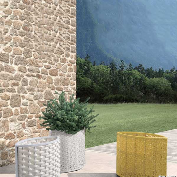 Outdoor Wicker Planter - Korito