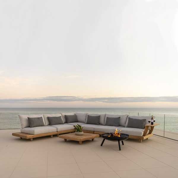 Outdoor Wood - Sofa Set - Nixien