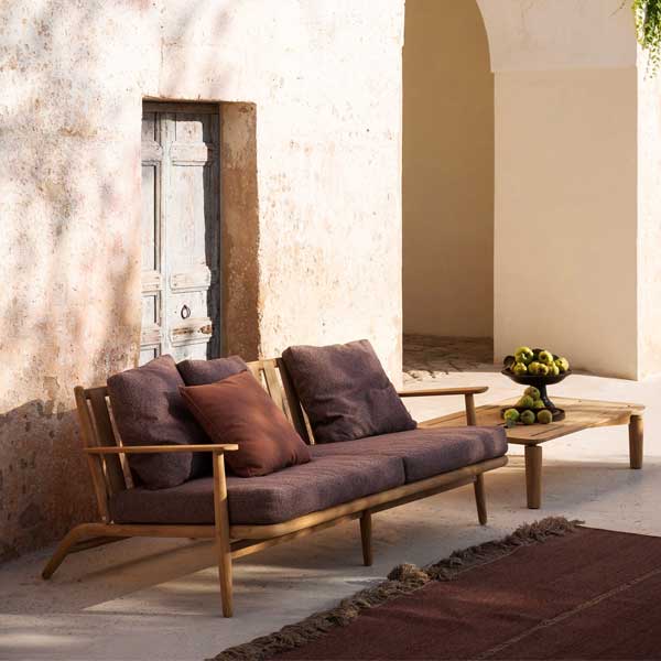 Outdoor Wood - Sofa Set - Levante