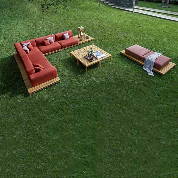 Outdoor Wood - Sofa Set - Alessan