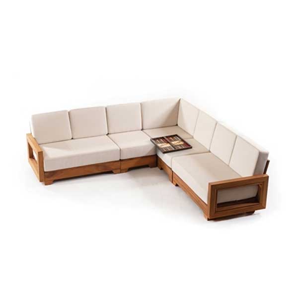 Outdoor Wood - Sofa Set - Malino