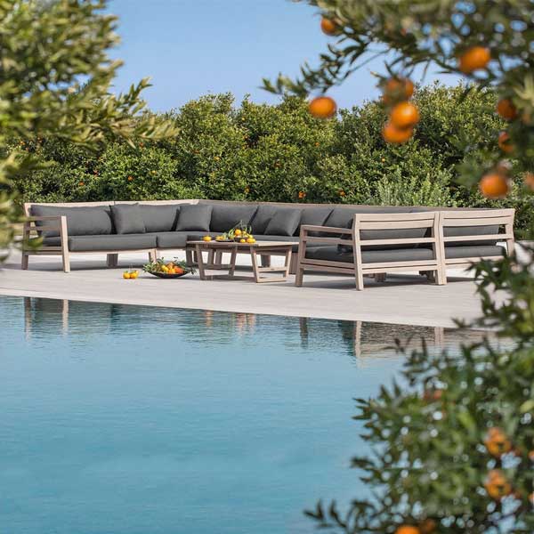 Outdoor Wood - Sofa Set - Zante