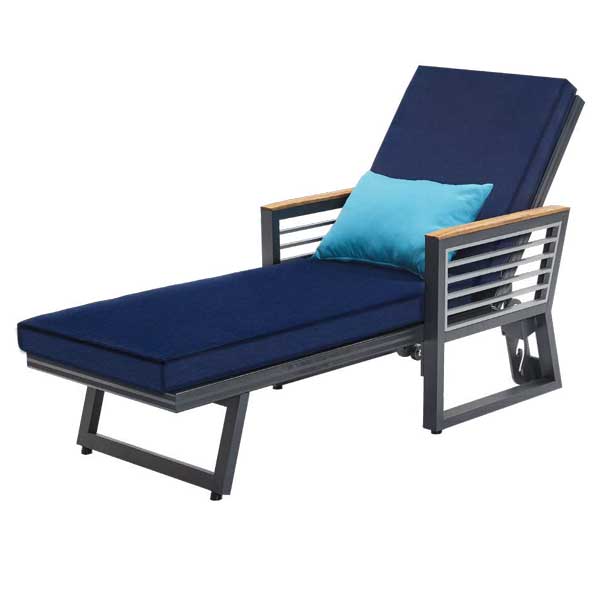 Outdoor Wood & Aluminum - Sun Lounger - Artemis