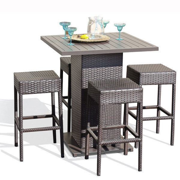 Outdoor Furniture - Wicker Bar Set - Manila