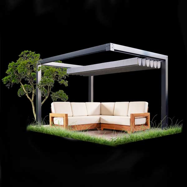 Outdoor Wood - Sofa Set - Malino 