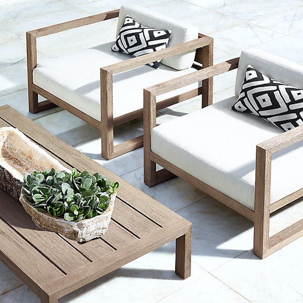 Outdoor Wood - Sofa Set - Red Alder