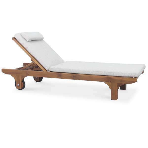 Outdoor Wooden - Sun Lounger - Merano