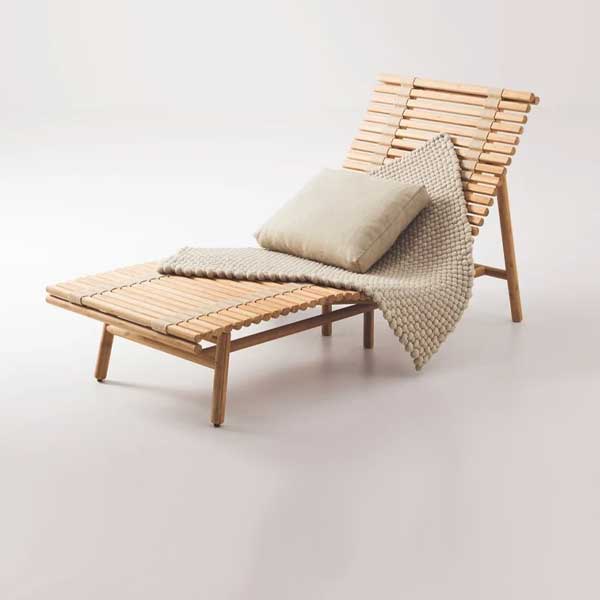 Outdoor Wooden - Sun Lounger - Eres