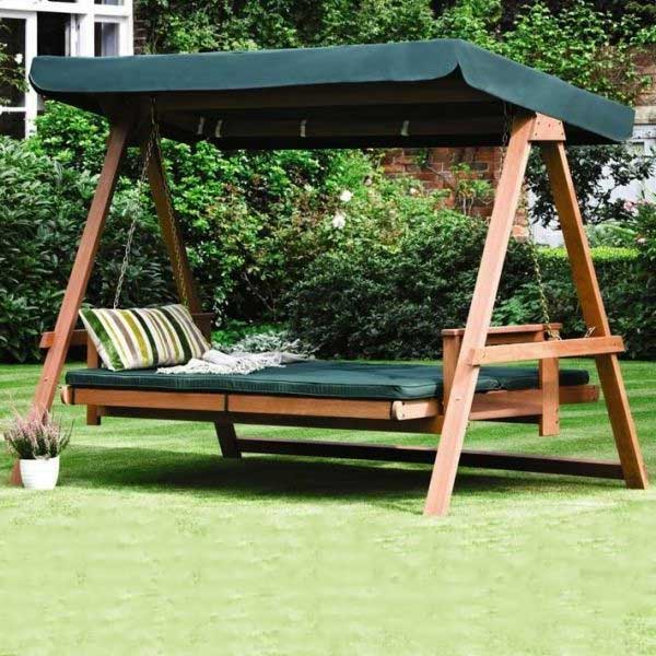 Outdoor Wooden Swing - Lacion