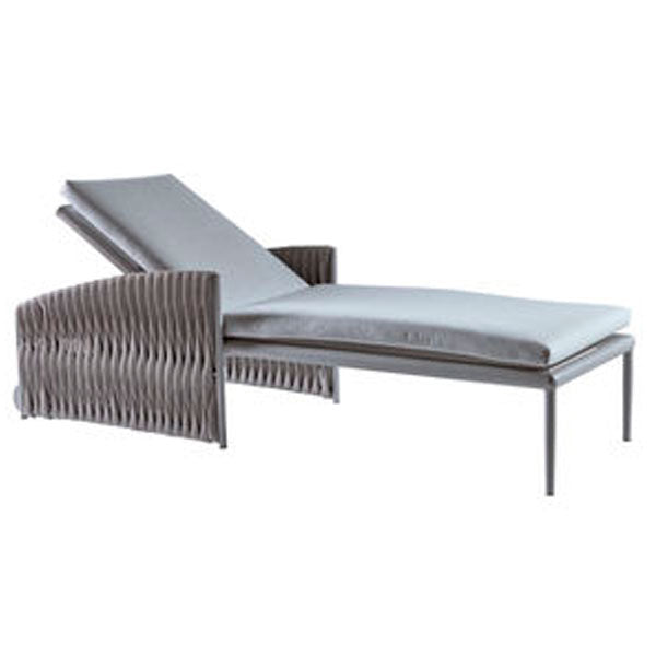 Outdoor Braided & Rope Sunlounger - Miranda