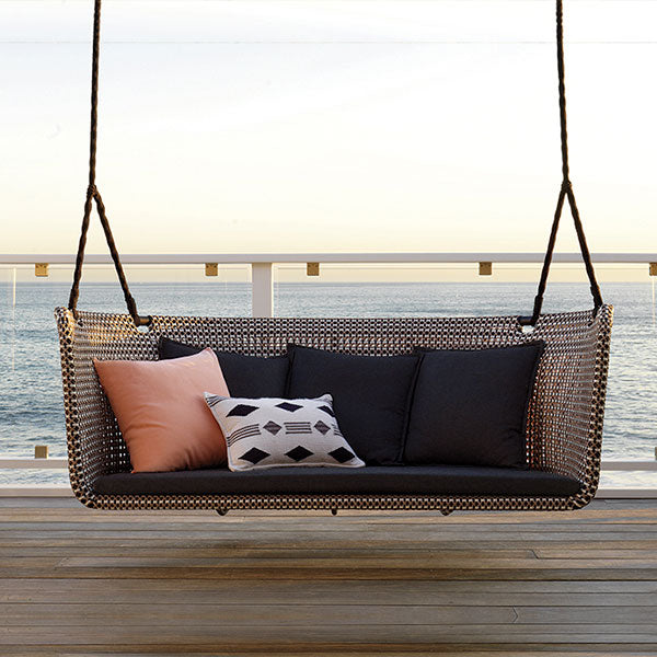 Outdoor  Wicker Swing - oscillation