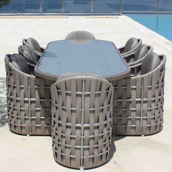 Outdoor Furniture - Dining Set - Strips