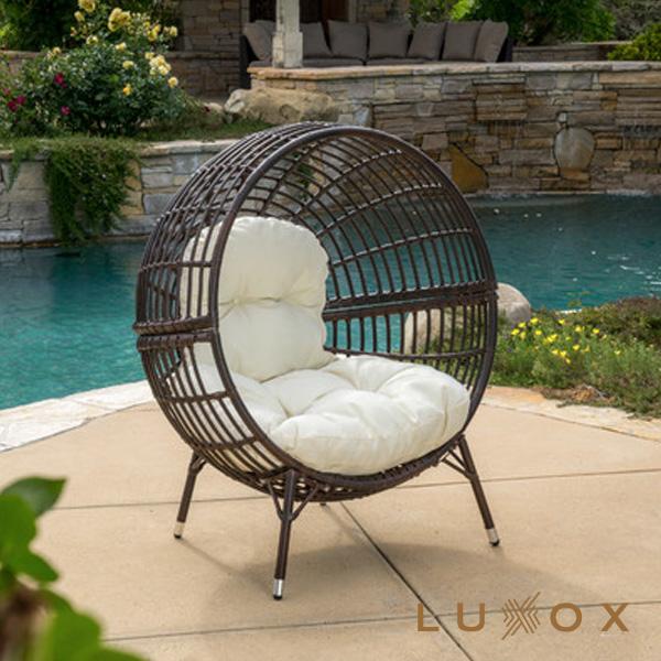 Outdoor Furniture Wicker Canopy Bed - Bean