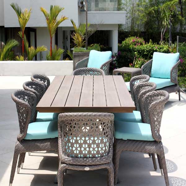 Outdoor Wicker Garden Set - Baroque Max