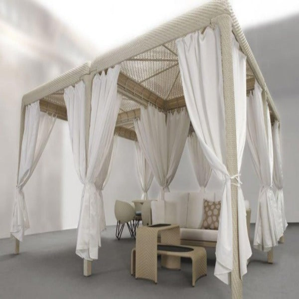 Outdoor Wicker Cabana & Gazebo - Bristo Max 