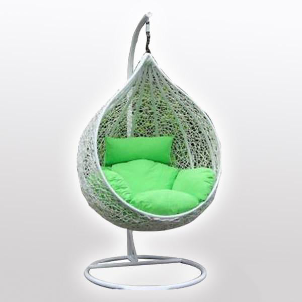 Outdoor Wicker Swing - Spring